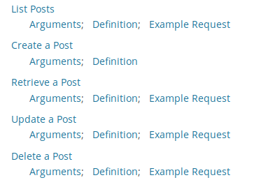 wordpress REST API for posts